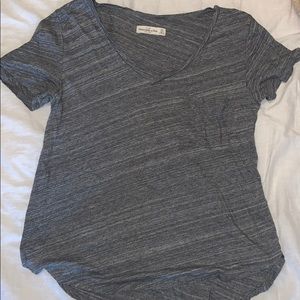 Abercrombie & Fitch grey v-neck